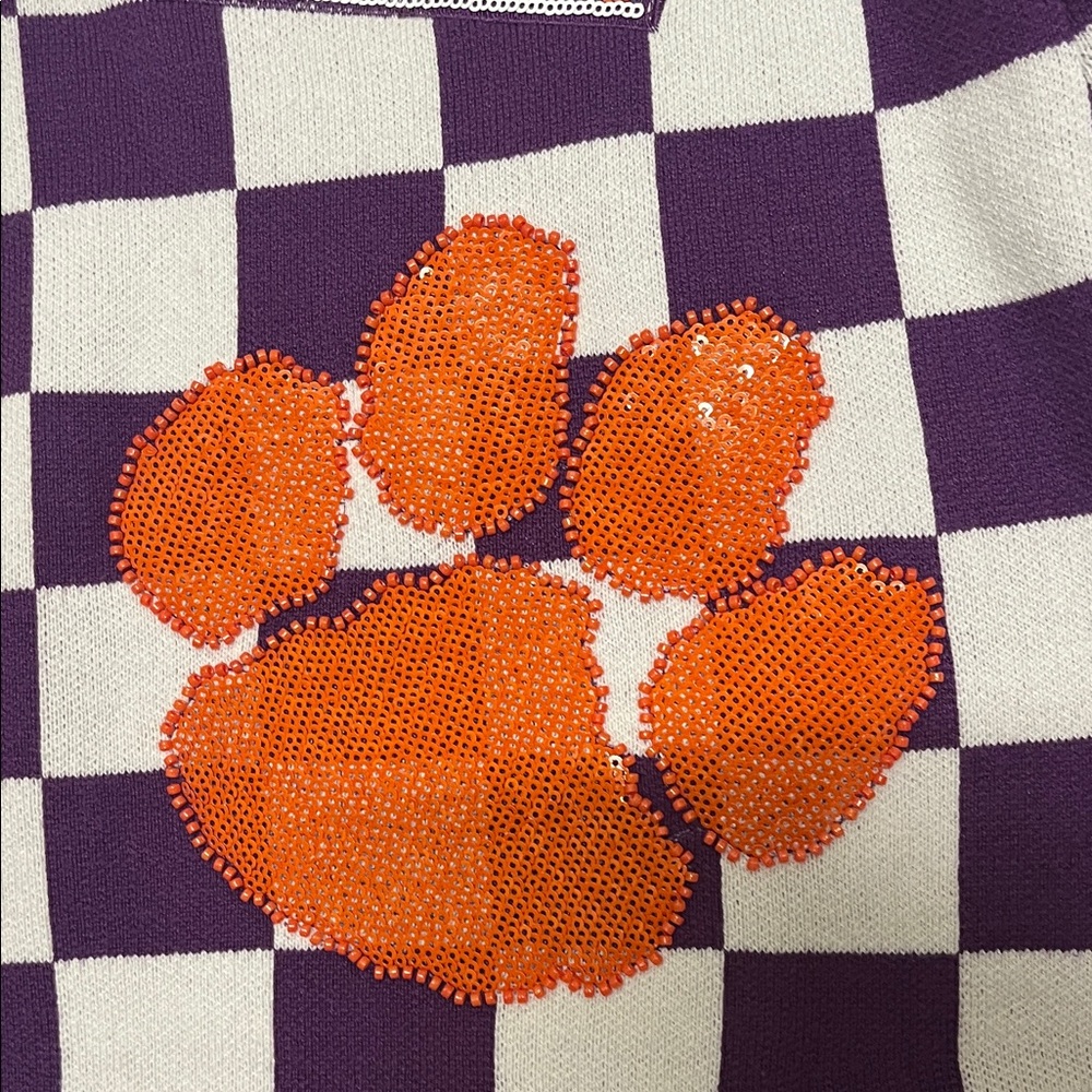 QUEEN OF SPARKLES One of a Kind Clemson set! - Picture 3 of 8